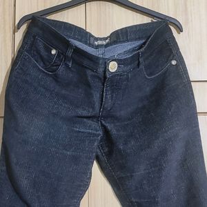 Black Cauterized Jeans