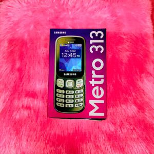 New SAMSUNG Metro 313 Dual Sim Keypad Mobile Phone