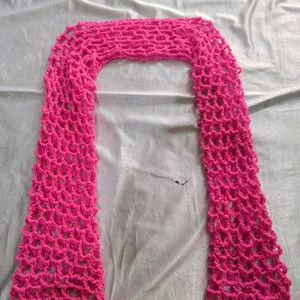 Crochet Arm Warmers Handmade Pink