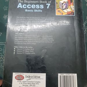 The Beginners Book Of Access7 Basic Skills