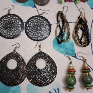 6 Pair Of Earrings