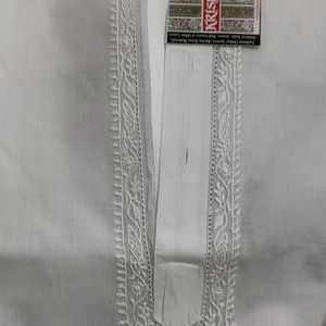 Authentic Lucknowi Gents Kurta In White Colour