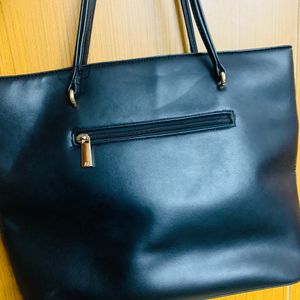 Bata Black Handbag For Women