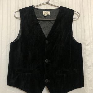 Place Black Cotton Vest