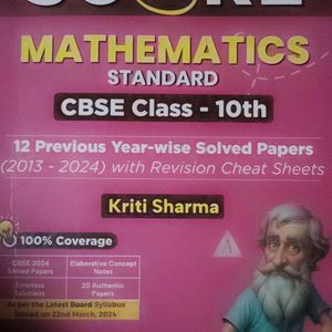 Class 10 Mathematics Book With Kriti Sharma