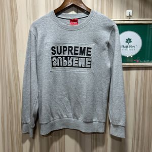 Supreme Embossed Logo Sweatshirt