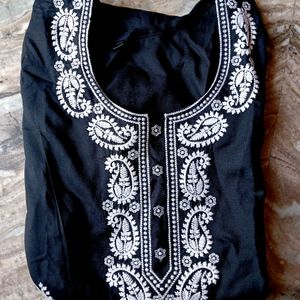 Lakhnavi Kadhai Long Kurti