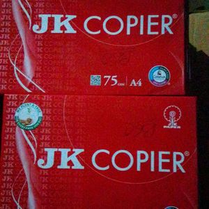 Free Delivery JK Copier 75 GSM A4 Size Paper