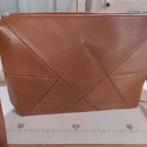 Brownish Leather Sling Bag 🛍️🆕💰