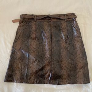 Leather Skirt