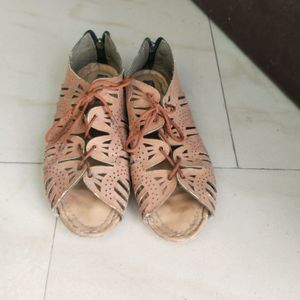 Laced Sandals Or Slippers