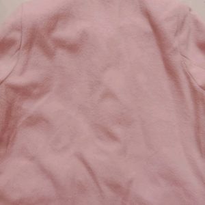 Light Pink Colour Blazer For Women