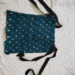 Pintresty Tie Up Green Top