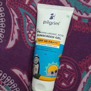 Pilgrim 1% Hyaluronic Acid Sunscreen Gel SPF 50 PA