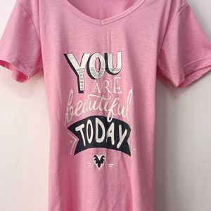 Casual Pink Top For Women's