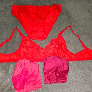 Combo Bra Panty 9 Pieces Set