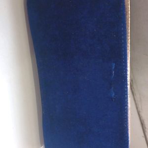 Blue Velvet Clutch Wallet