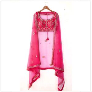 Shadded dark Pink lehenga