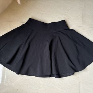 Black Streachable Skirt