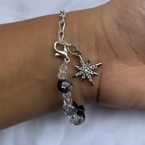 NOIR SPARK CRYSTAL STAR BRACELET ✨