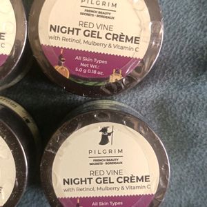 Pilgrim Red Vine Night Gel Cream Pack Of 4