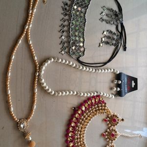 Combo Necklace Set With One Kamarband