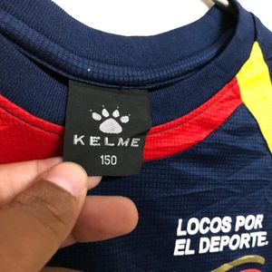 Kelme Blue Long Sleeve T Shirt