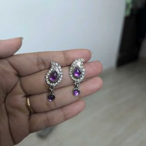 Stone earrings