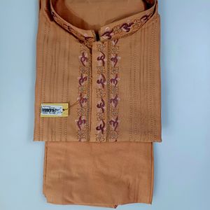 Kurta Chudidar Set (Orange)