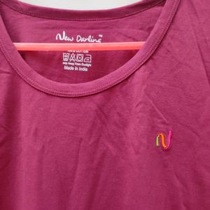 Maroon Tshirt For Women