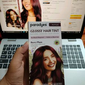 Paradyes Berry Plum Glossy Hair Tint (Seal Packed)