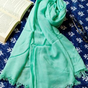 Light Green Solid Color Scarf