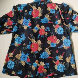 Korean  Floral Shirt