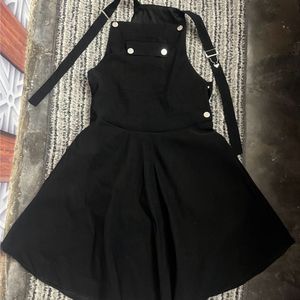 Black Dungaree Skirt Or Dress