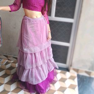 Unused Purple Lehnga