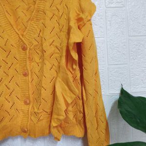 Price Drop Yellow Cardigan