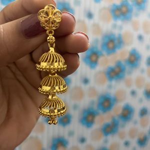 Gold Plated Jumki For Woman’s