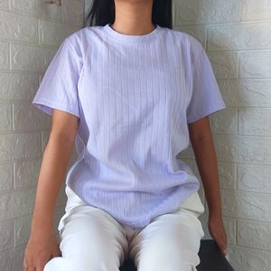 Lavender Ribbed Tops