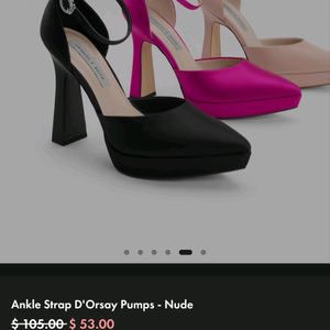 Ankle Strap D'Orsay Pumps