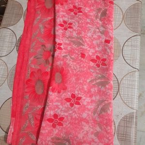 1 brand new sarees without fall and pico