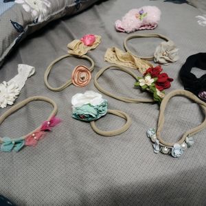 Baby Girl Headband Free Size Pack Of 11