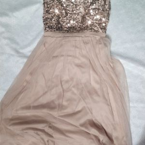 Sequin partywear Backless dress