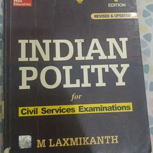 INDIAN POLITY BY LAXMIKANT.