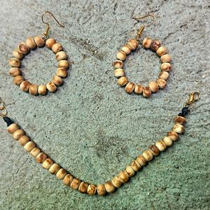 ❤‍🔥Wooden Jewelry Set🍁