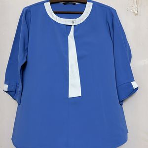 Blue Formal Top