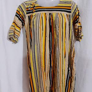 Rayon Yellow Tunic