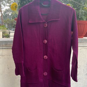 Long Sweater For Women (Purple)