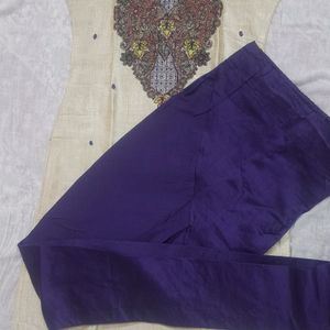 Silk Kurta With Chudidar