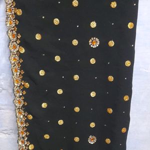 Beautiful  Black   Saree