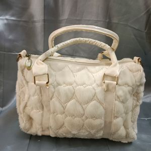 Branded Fur Sling Bag